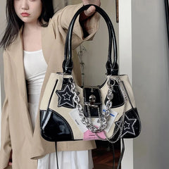 White Goth Y2k Bag