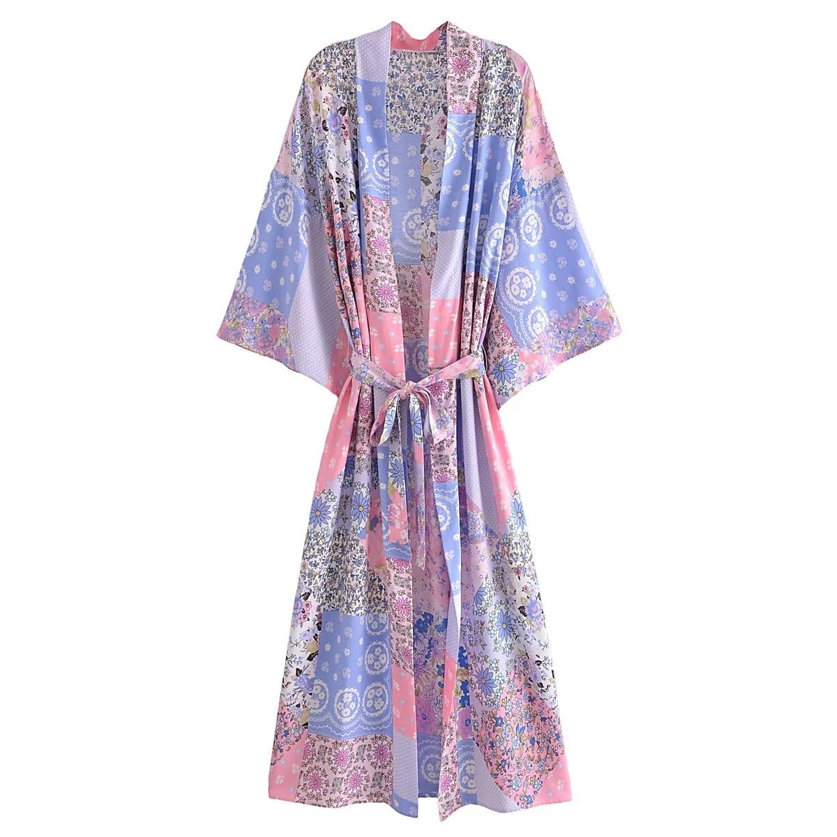 Orchid Boho Kimono Robe