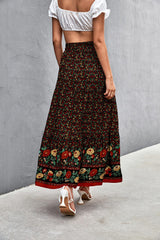 Robin Boho High Waist Maxi Skirt