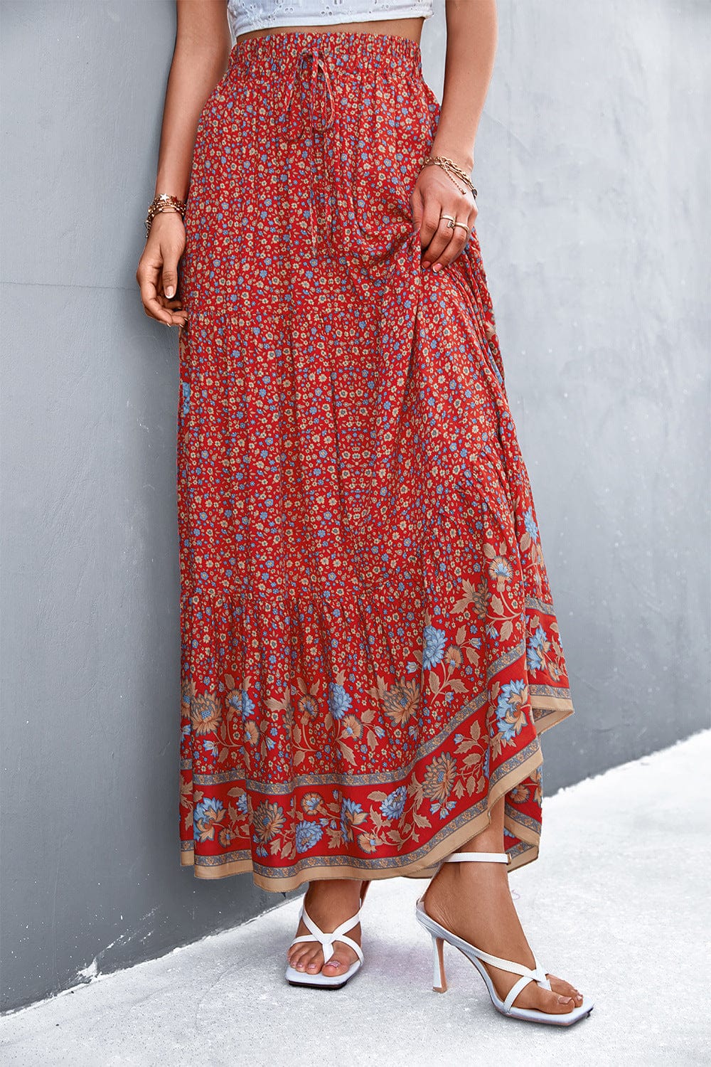 Robin Boho High Waist Maxi Skirt