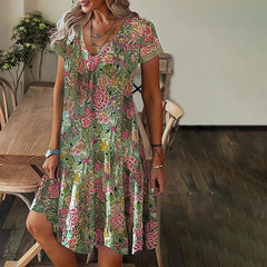 Vintage Floral Dress