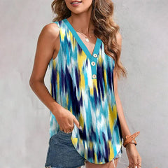 Casual Tie-Dye Tank Top