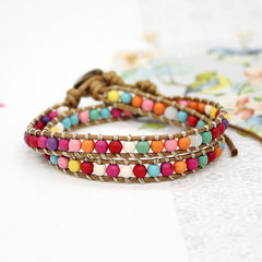 Boho Colorful Beaded Bracelet