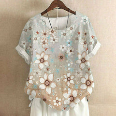 Casual Floral Print T-Shirt