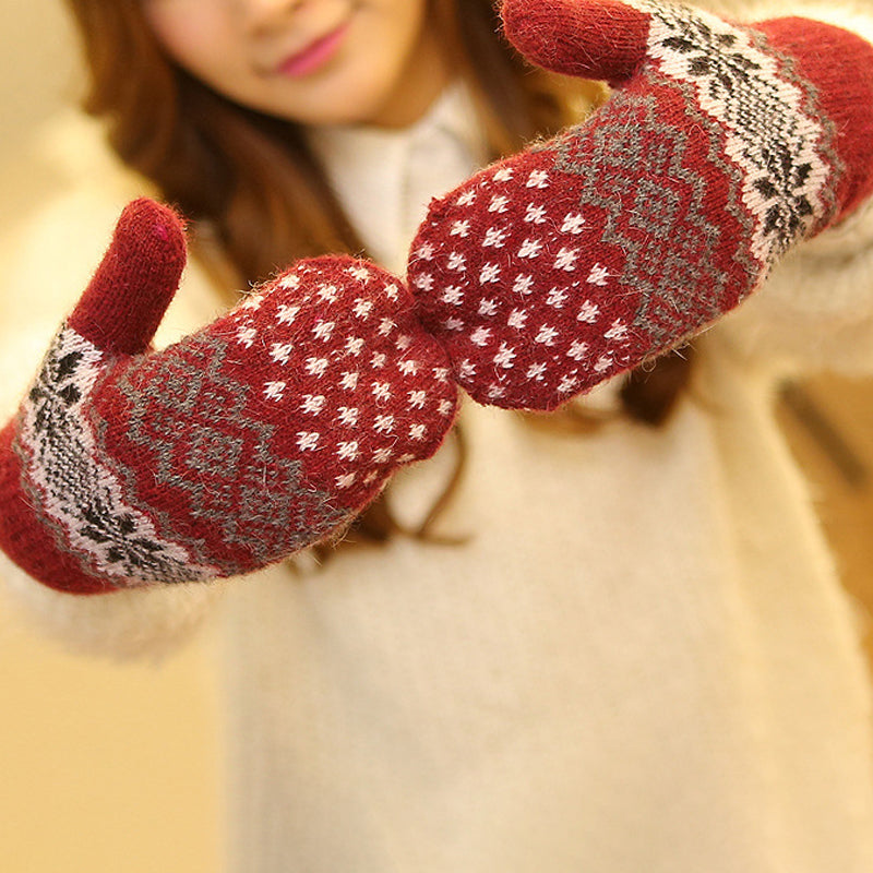 Vintage Warm Gloves