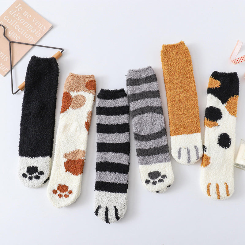 Cartoon Plush Socks