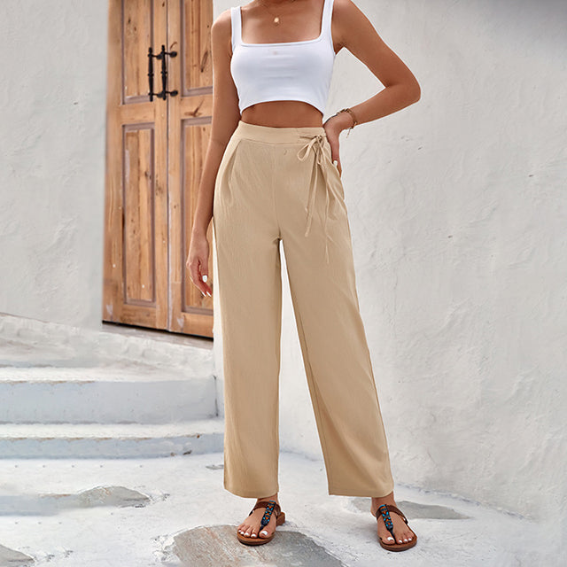 Casual Wide Leg Trousers