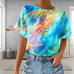 Colorful Abstract Print T-Shirt