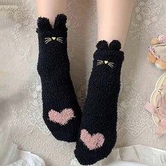 Cartoon Plush Socks