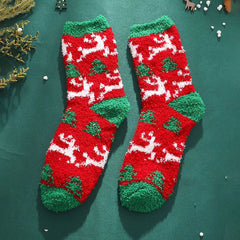 Warm Plush Christmas Socks