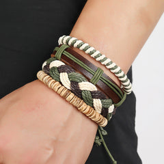 Vintage Woven Bracelet Set