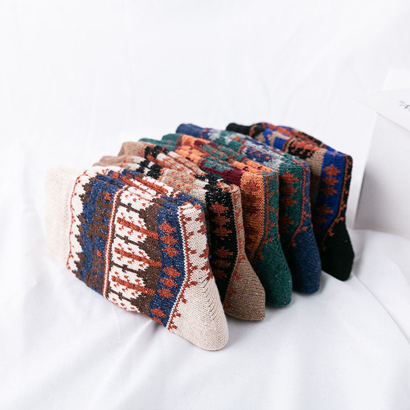 Pack of 5 Pairs of Vintage Socks