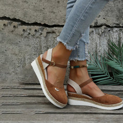 Vintage Wedge Sandals