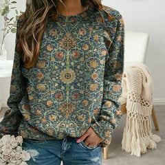 Vintage Floral Print T-Shirt