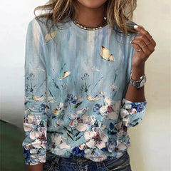 Casual Floral Print T-Shirt