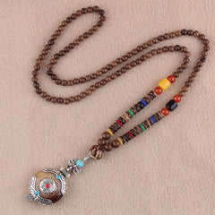 Vintage Ethnic Pendant Necklace