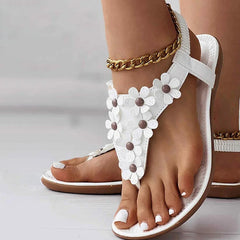 3D Flower Beach Sandals