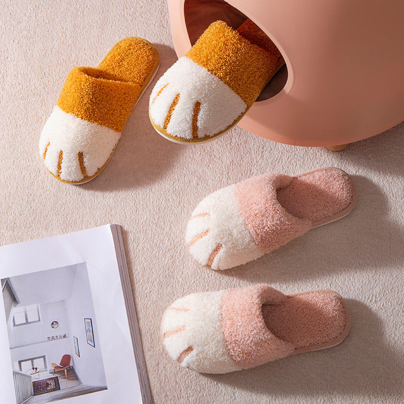 Cat Paw Warm Slippers