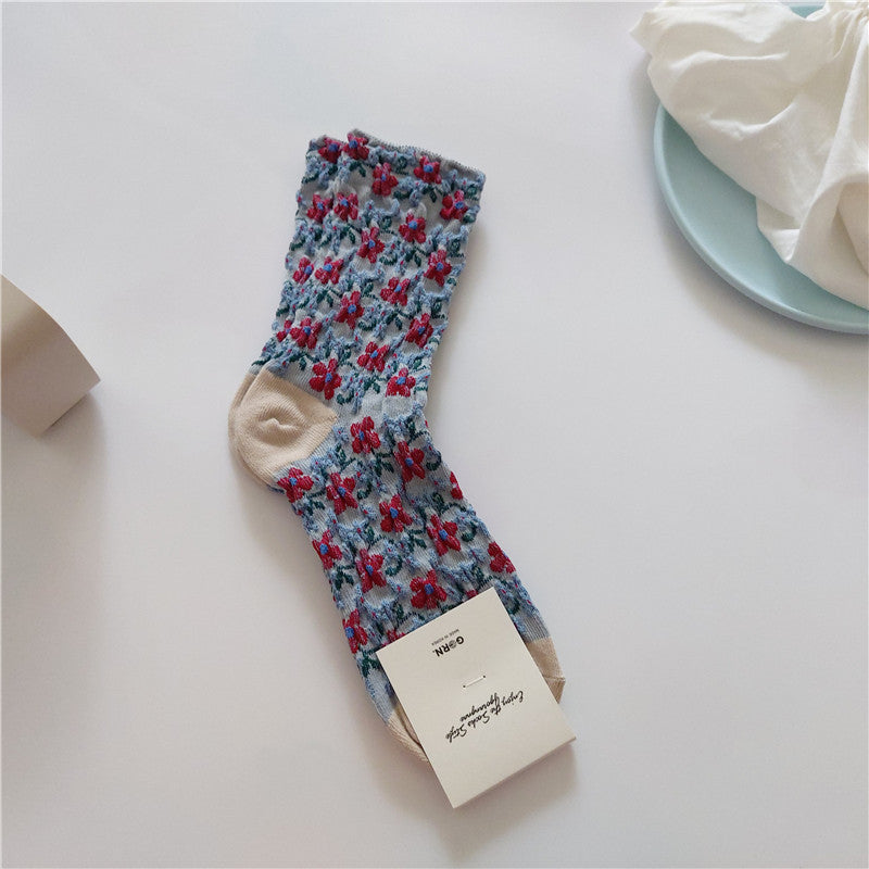 Vintage Floral Socks