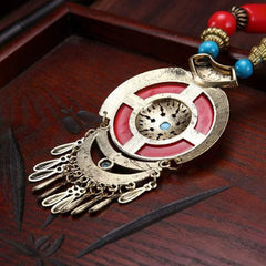 Bohemian Ethnic Pendant Necklace