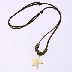 Bohemian Star Pendant Necklace