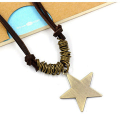 Bohemian Star Pendant Necklace