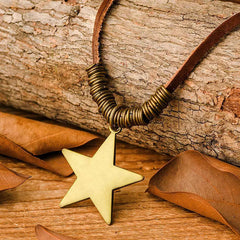 Bohemian Star Pendant Necklace