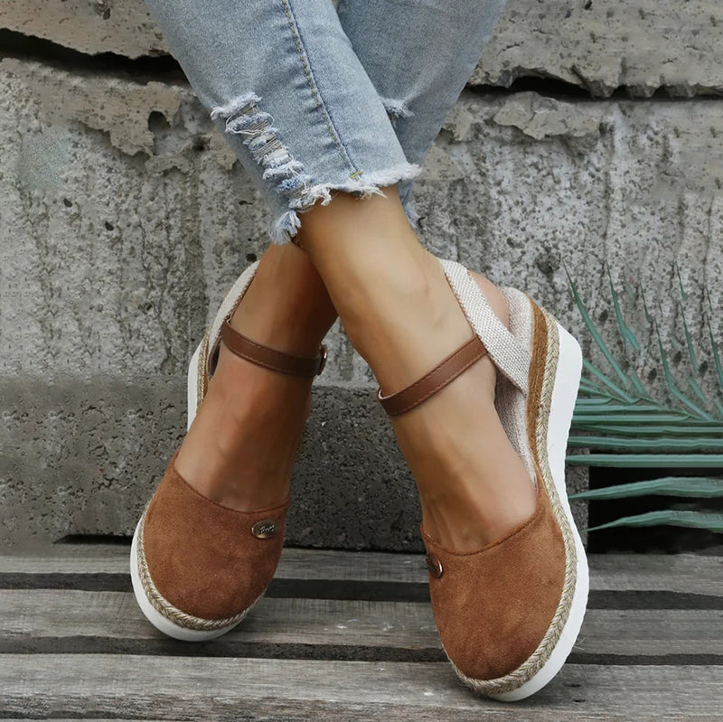 Vintage Wedge Sandals