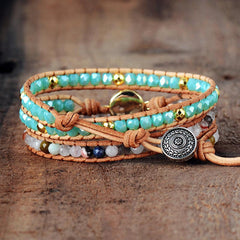 Boho Braided Bead Bracelet