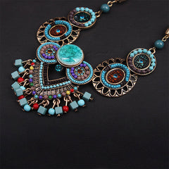 Vintage Ethnic Beaded Necklace