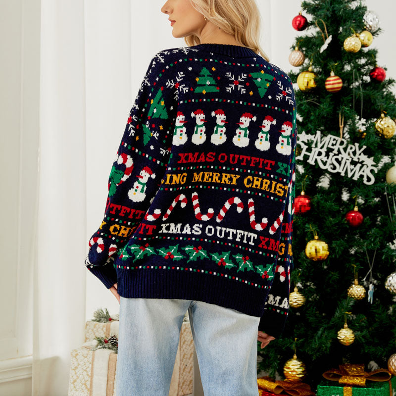 Casual Christmas Knit Sweater