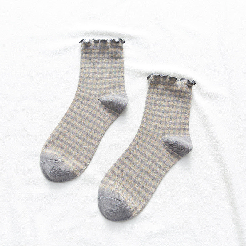 Vintage Plaid Socks