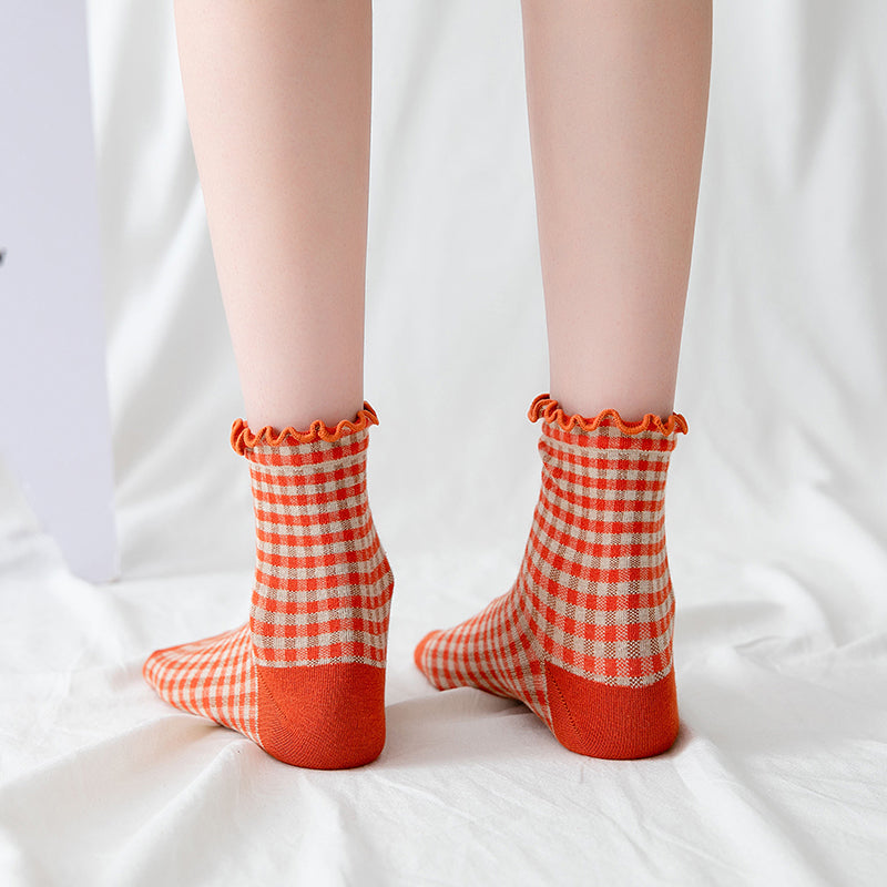 Vintage Plaid Socks