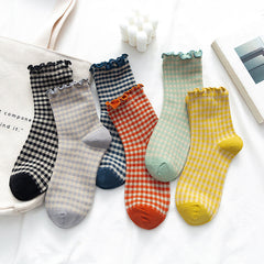 Vintage Plaid Socks