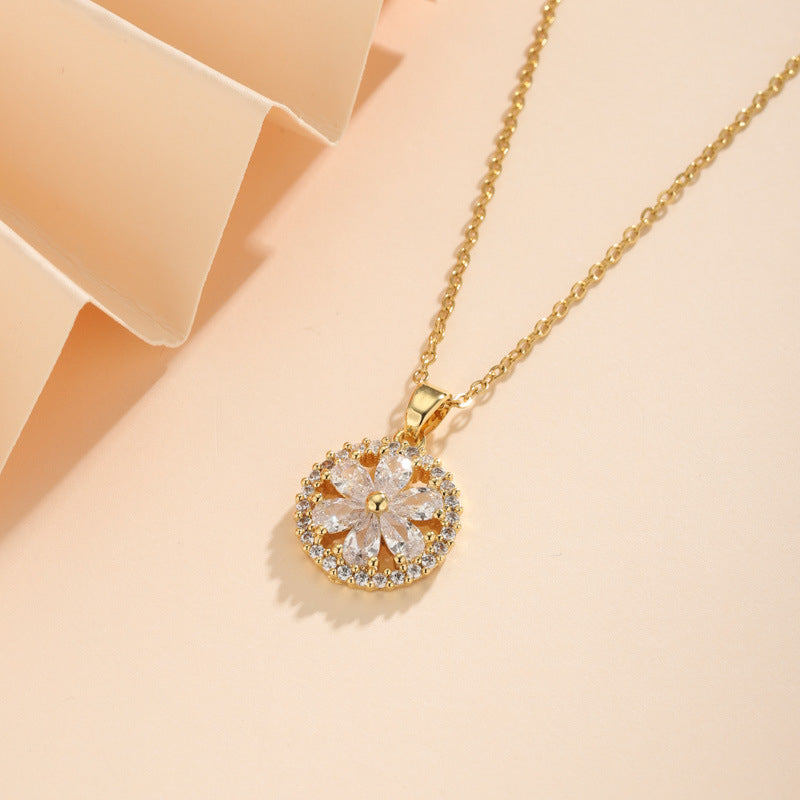 Flower Pendant Necklace