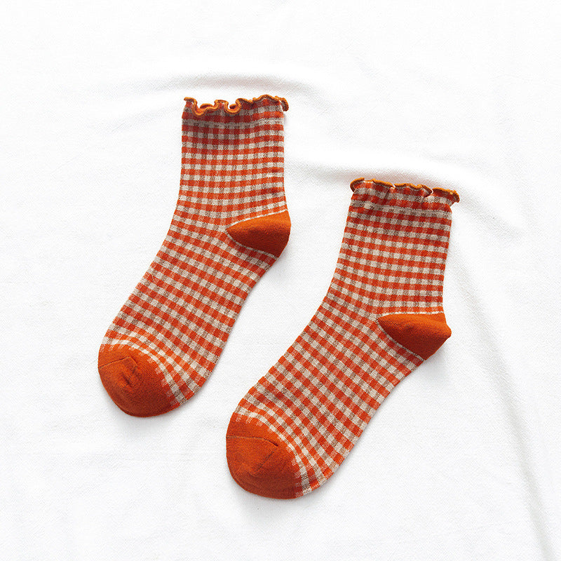 Vintage Plaid Socks