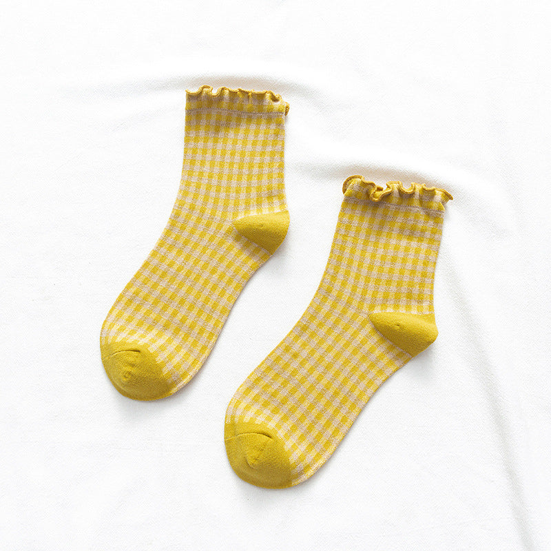 Vintage Plaid Socks