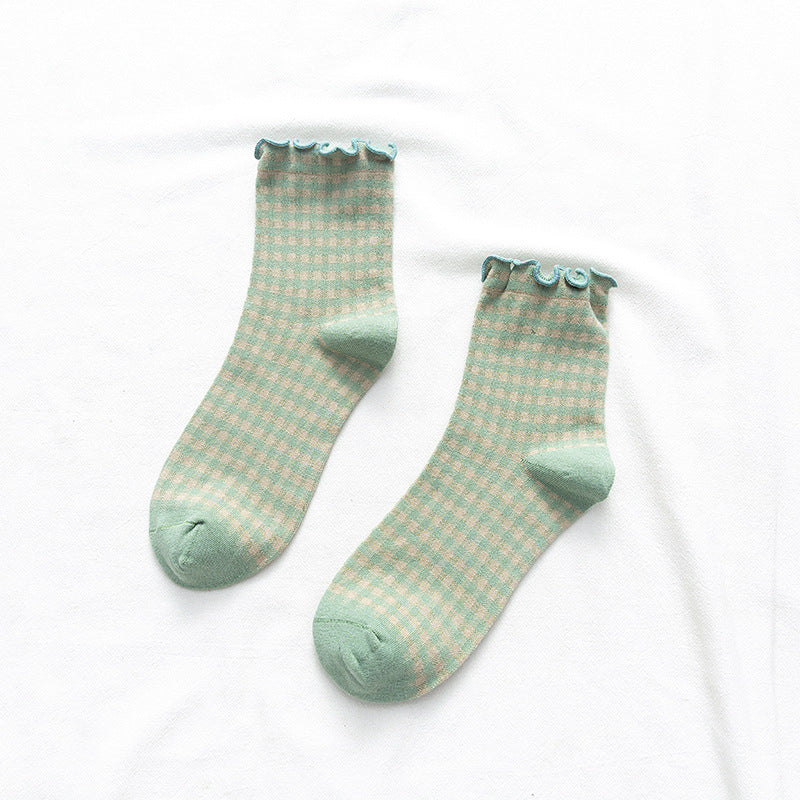 Vintage Plaid Socks