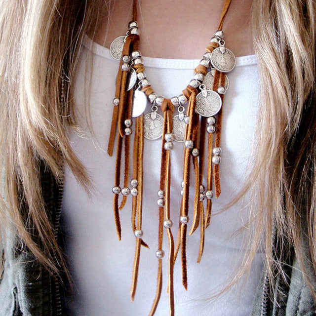 Tassel Beaded Necklace