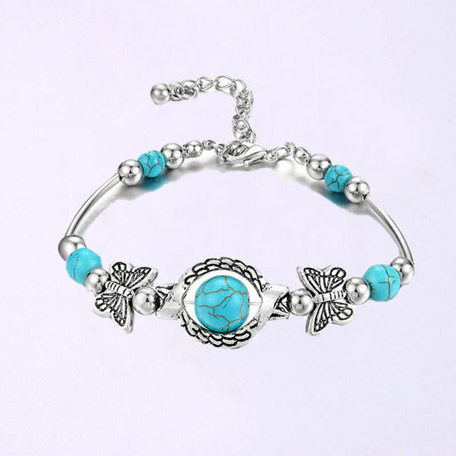 Butterfly Beaded Bracelet