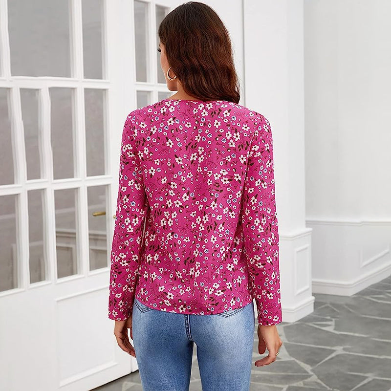 Elegant Floral Blouse