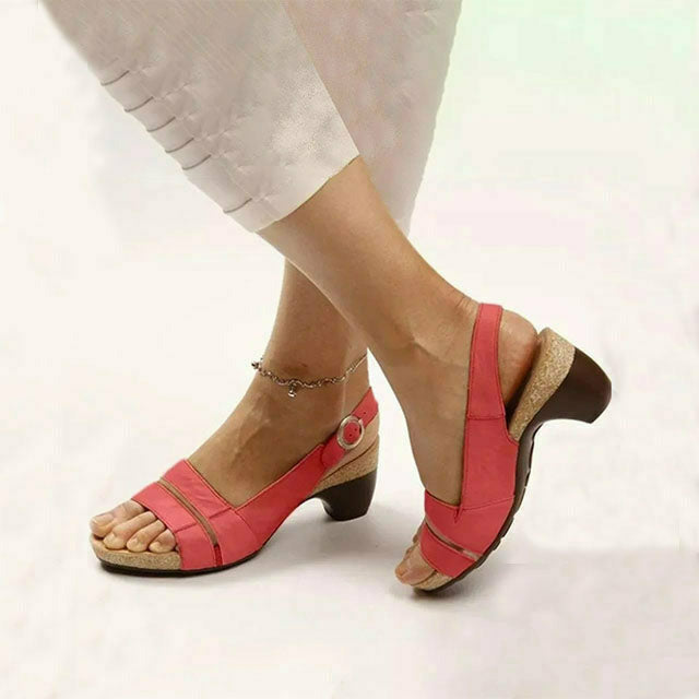 Vintage Block Heel Sandals