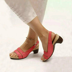 Vintage Block Heel Sandals