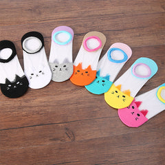 Cat Pattern Breathable Socks