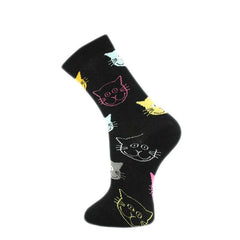 Cat Pattern Casual Socks