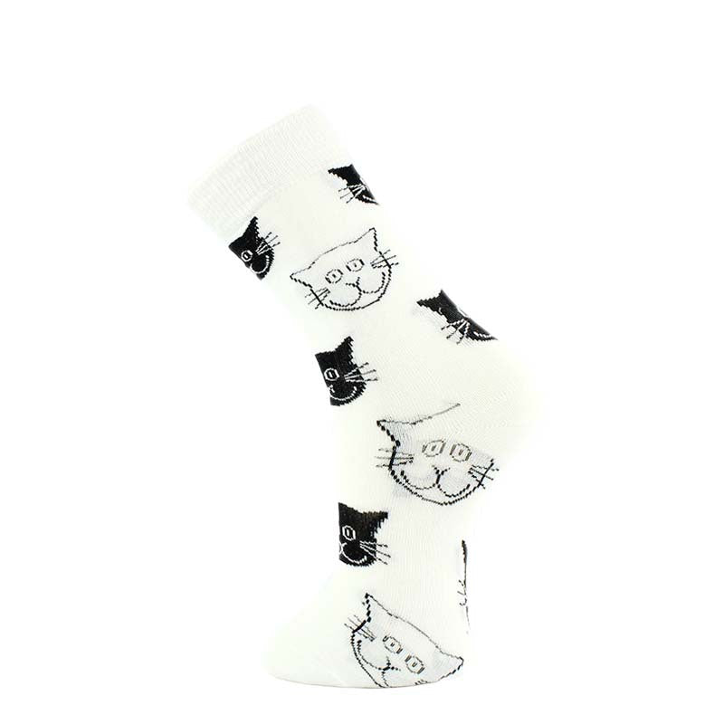 Cat Pattern Casual Socks