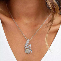 Luminous Mermaid Pendant Necklace