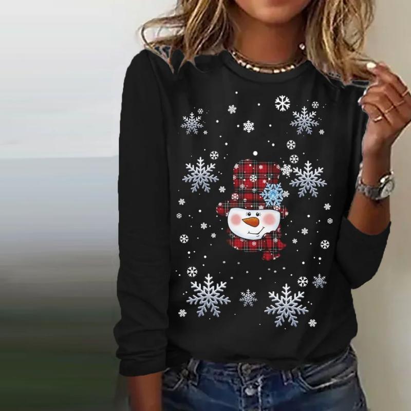 ã€?00% Cotton】Casual Christmas T-Shirt