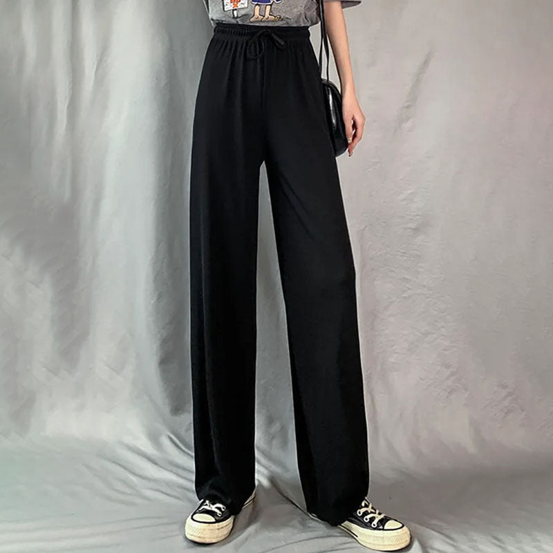 Casual Solid Colour Trousers