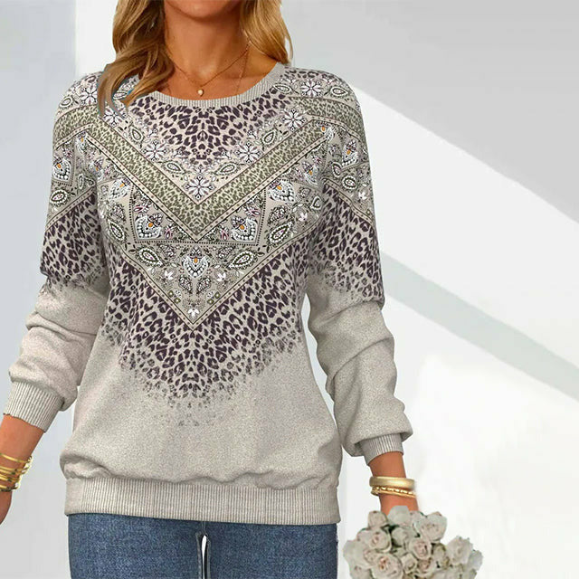 Casual Printed Sweatshirt